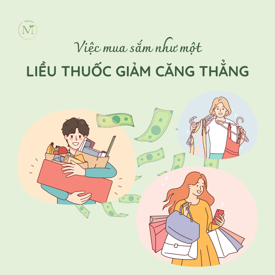 Việc mua sắm như một liều thuốc giảm căng thẳng